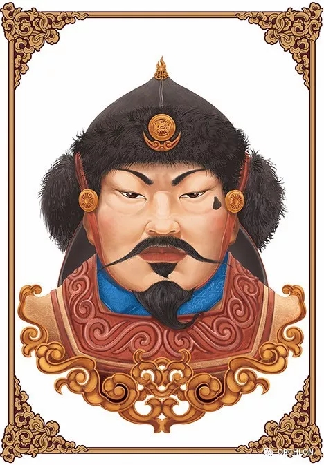 蒙古可汗画像
