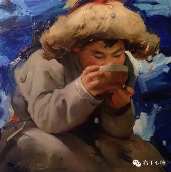 旅俄年轻蒙古画家敖特格·巴达玛作品欣赏