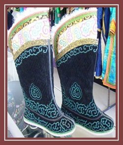 蒙古传统靴子