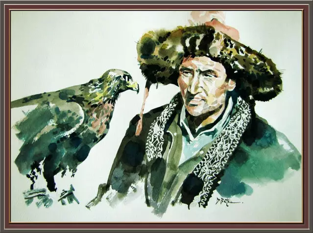 ♡◆蒙古国画家Batna的作品 — 民族绘画艺术