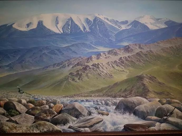 【美图】现实主义艺术家H.巴雅尔芒乃“蒙古风”画展欣赏