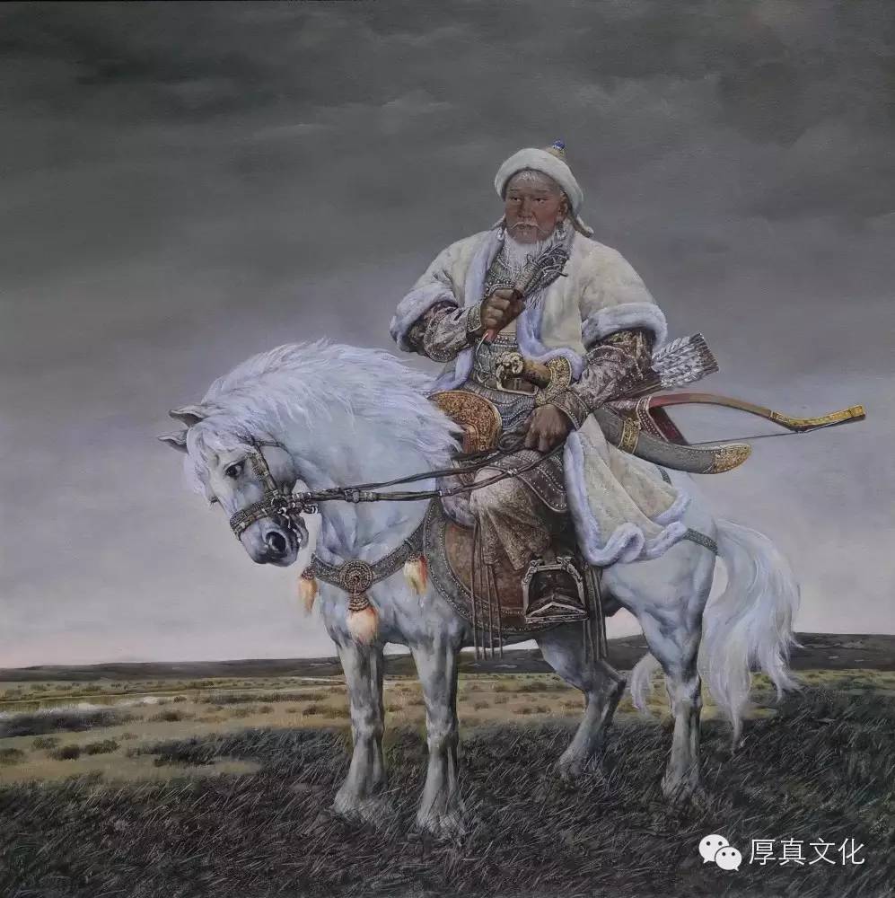 【ANU美图】大师那顺孟和油画作品：再现蒙古帝国