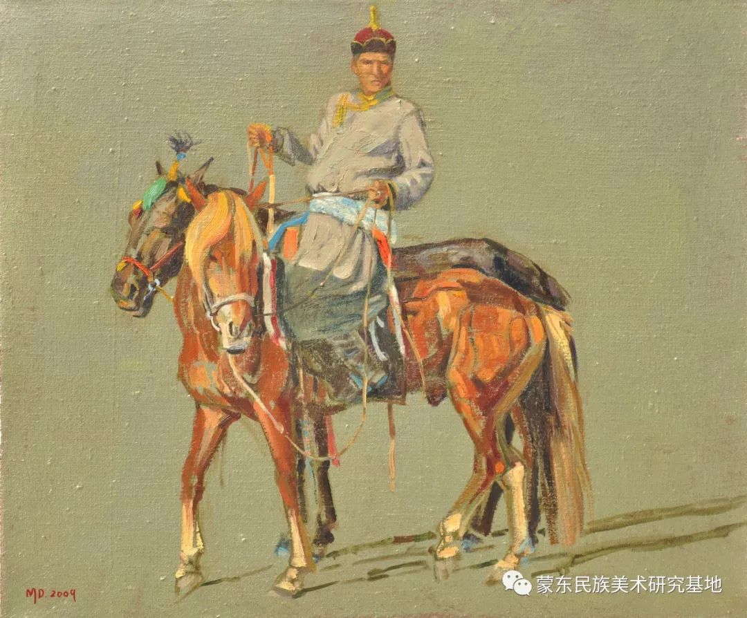 满达油画作品——中国少数民族美术促进会，蒙东民族美术研究基地画家系列 第14张