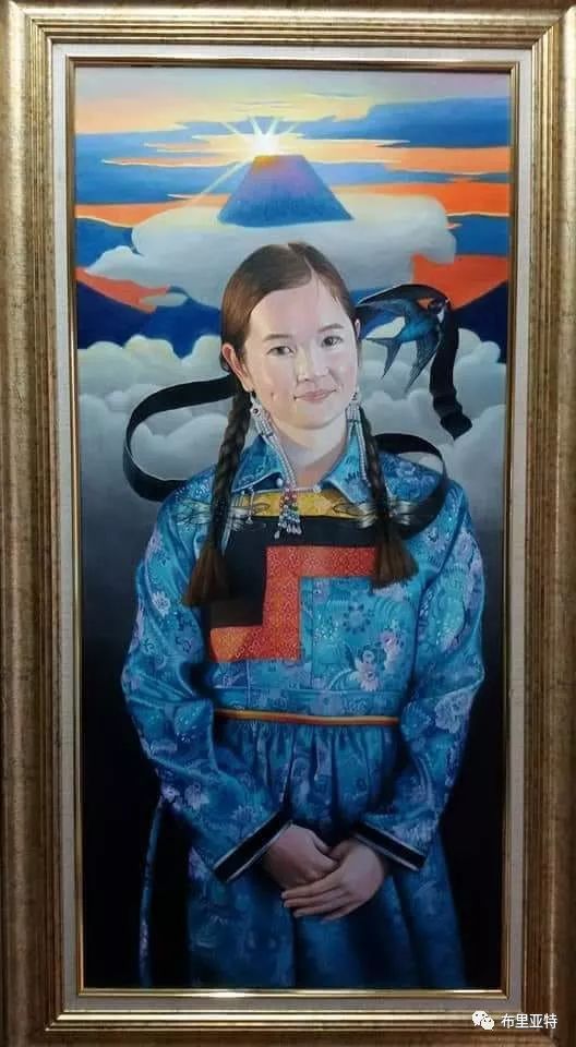 蒙古国90后自由画家甘·巴雅尔作品欣赏，浓浓的天鹅神话风 第10张