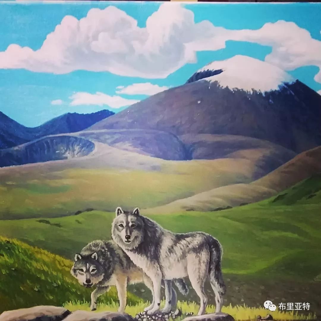 蒙古国90后自由画家甘·巴雅尔作品欣赏，浓浓的天鹅神话风 第16张
