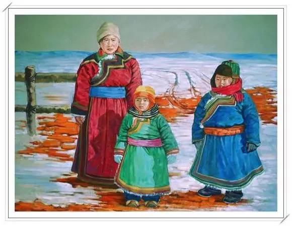 【美图】美妙绝伦的蒙古人物肖像画分享 第1张