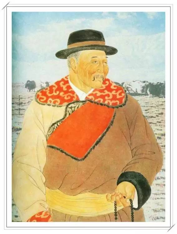 【美图】美妙绝伦的蒙古人物肖像画分享 第24张