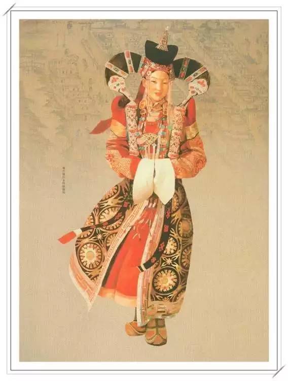 【美图】美妙绝伦的蒙古人物肖像画分享