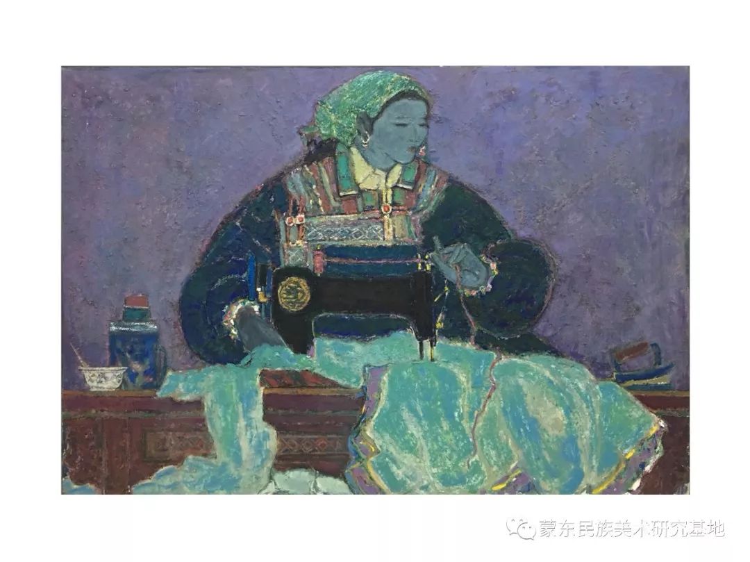 那拉苏油画作品——中国少数民族美术促进会，蒙东民族美术研究基地画家系列