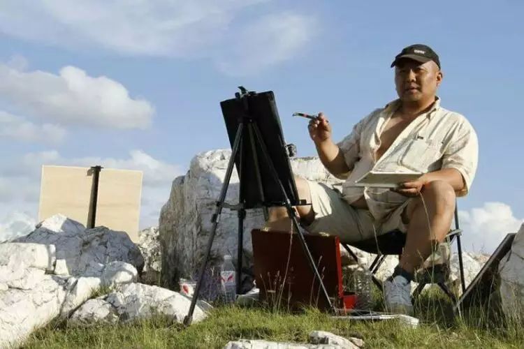 【人物传真】蒙古国画家都仁特古斯作品欣赏