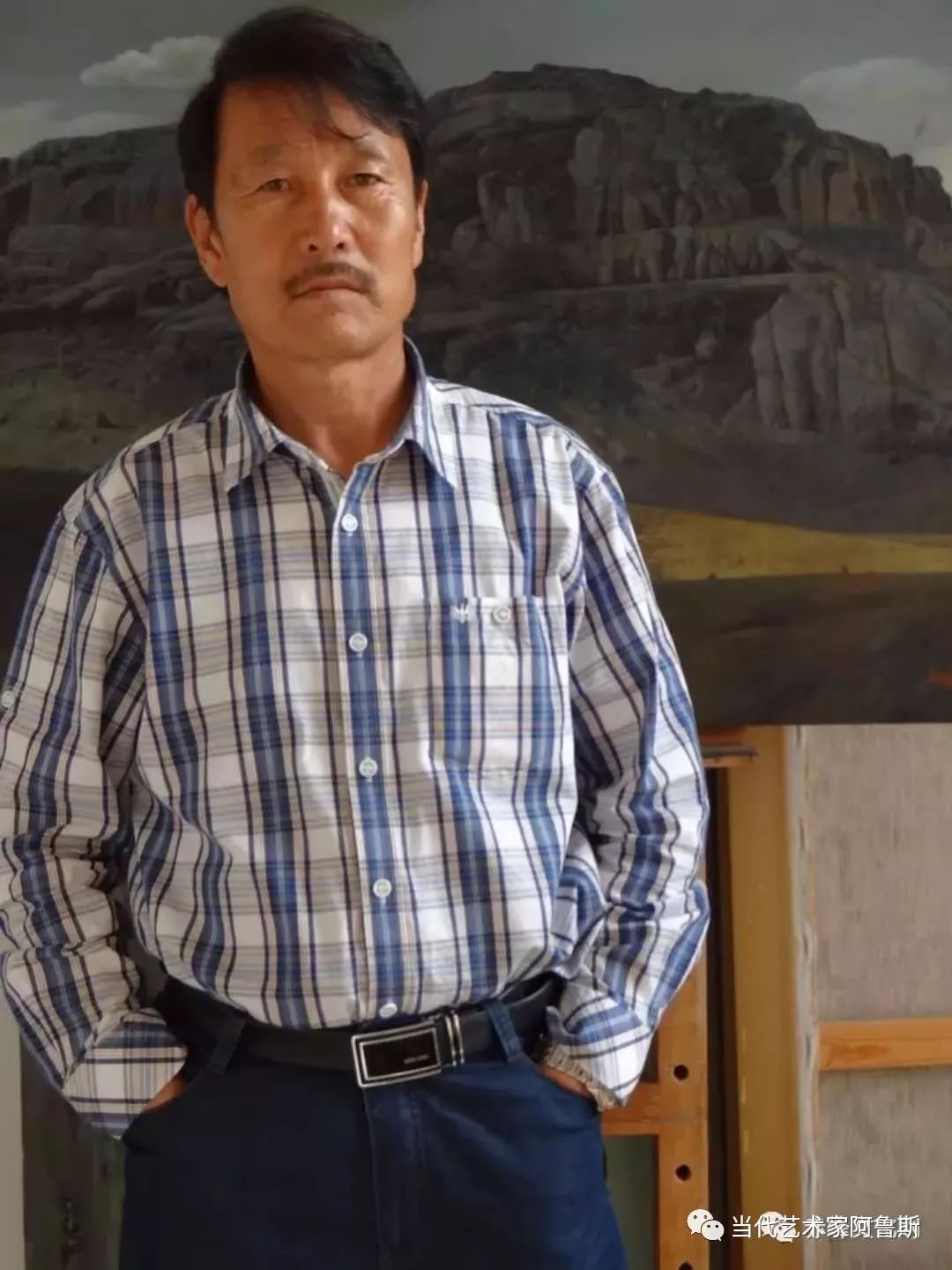 《艺术世界本期专访》著名蒙古族画家德钦作品展