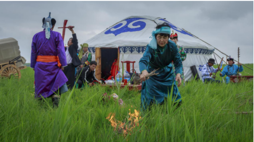 科尔沁蒙古族婚礼